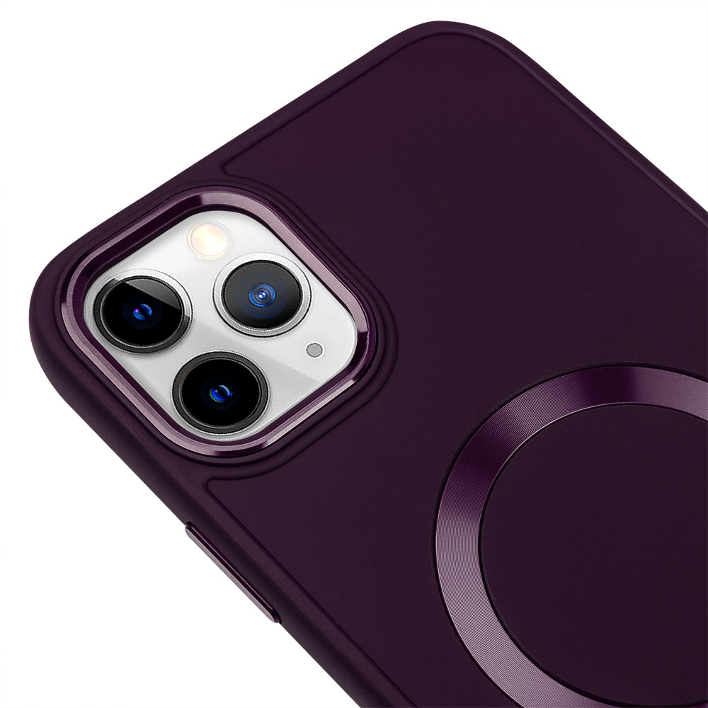 Apple iPhone 13 Pro Max Renkli Magsafe Case Cherry