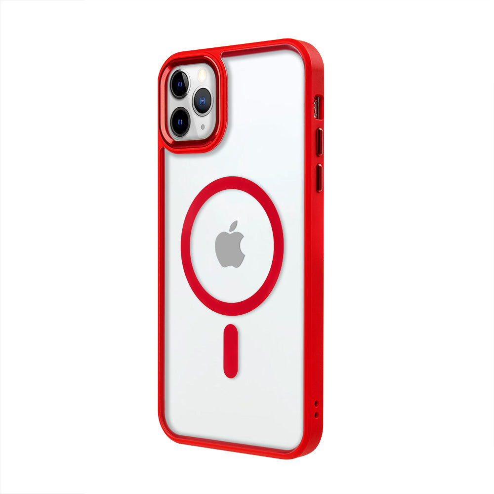 Apple iPhone 14 Pro Max Lux Magsafe Kırmızı