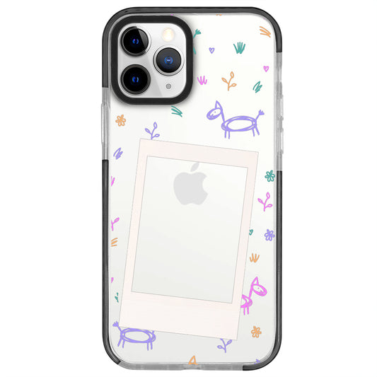 iPhone 11 Pro Colors Pics Polaroid Telefon Kılıfı
