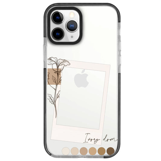 iPhone 11 Pro Brown Tones Polaroid Telefon Kılıfı