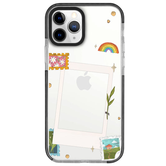 iPhone 11 Pro Postcard Polaroid Telefon Kılıfı