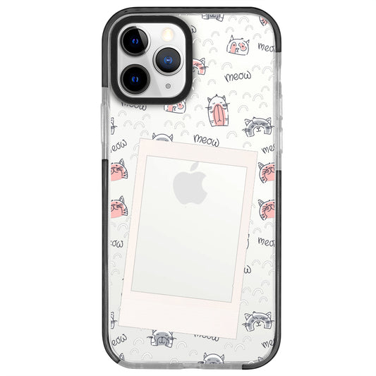 iPhone 11 Pro Sweet Cat Polaroid Telefon Kılıfı
