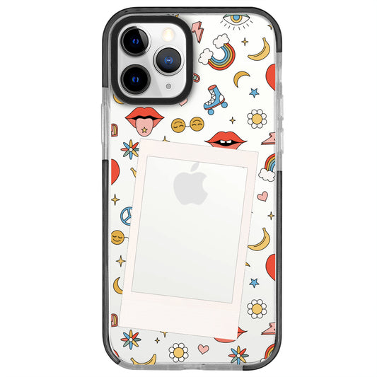 iPhone 11 Pro Sleep Eyes Polaroid Telefon Kılıfı