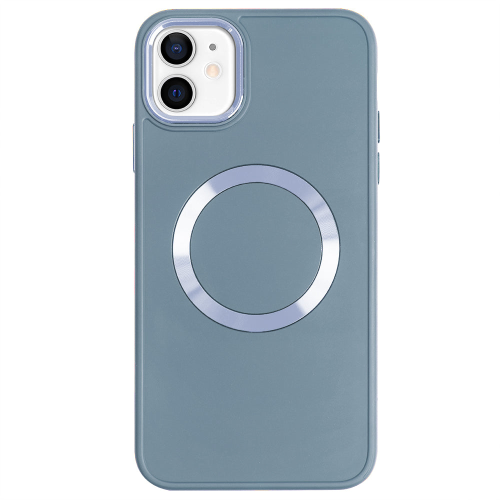 Apple iPhone 11 Renkli Magsafe Case Bebe Mavi