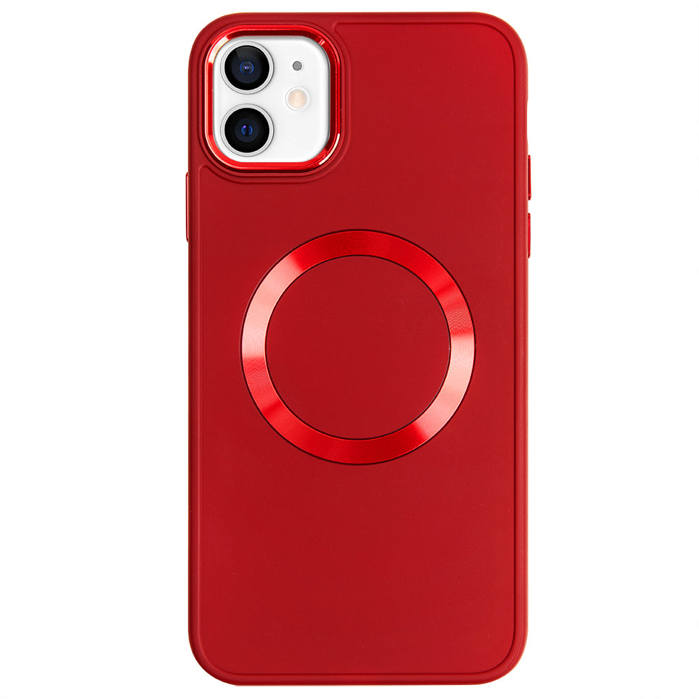 Apple iPhone 11 Renkli Magsafe Case Kırmızı