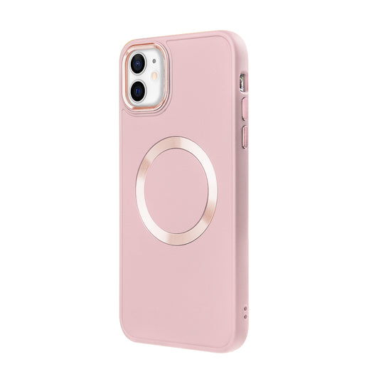Apple iPhone 11 Renkli Magsafe Case Pembe