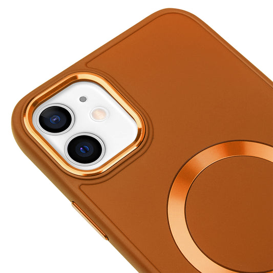 Apple iPhone 11 Renkli Magsafe Case Turuncu