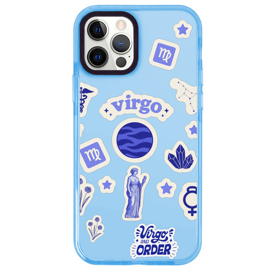 iPhone 12 Pro Başak Burcu Sweet Rules Telefon Kılıfı - Azure
