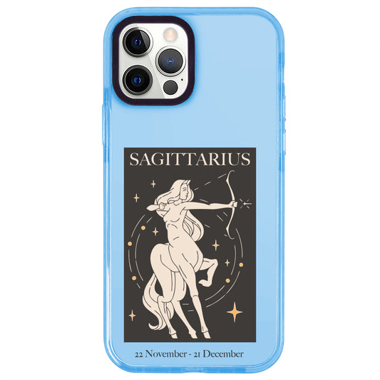 iPhone 12 Pro Yay Burcu History of Zodiac Telefon Kılıfı - Azure