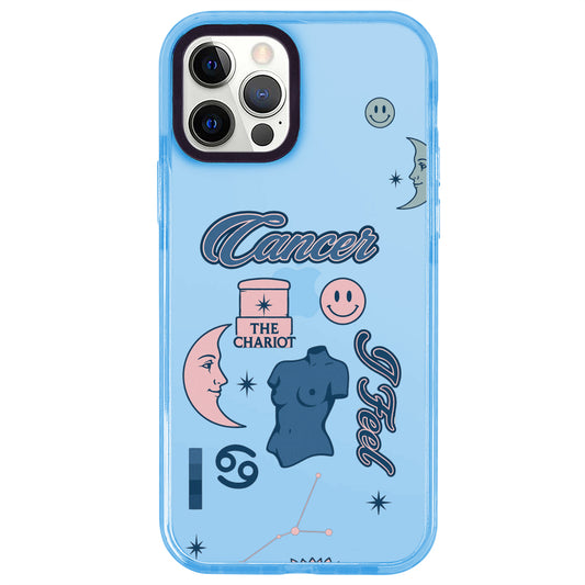 iPhone 12 Pro Yengeç Burcu The Emperor Telefon Kılıfı - Azure