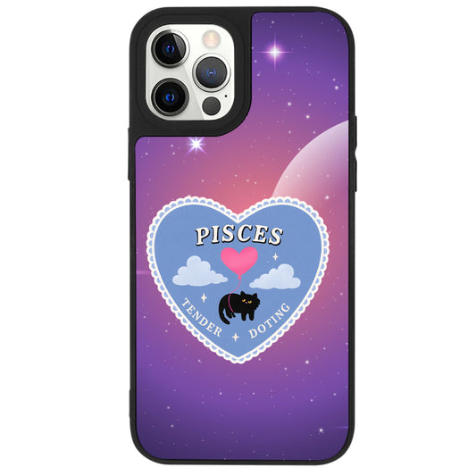 iPhone 12 Pro Balık Burcu Heart In Stars Telefon Kılıfı - Popsoketsiz