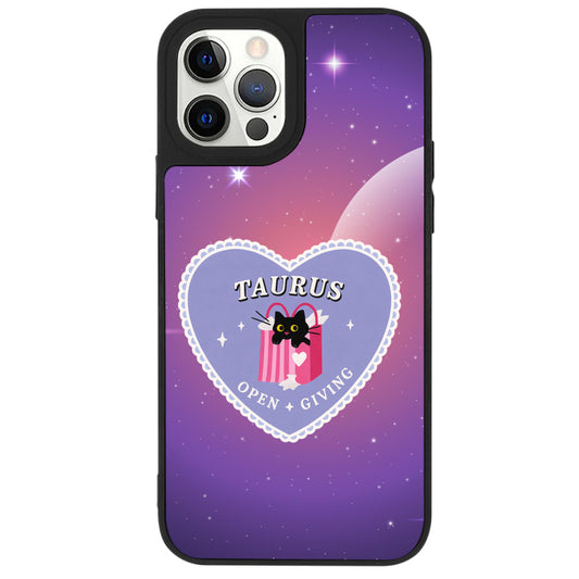 iPhone 12 Pro Boğa Burcu Heart In Stars Telefon Kılıfı - Popsoketsiz