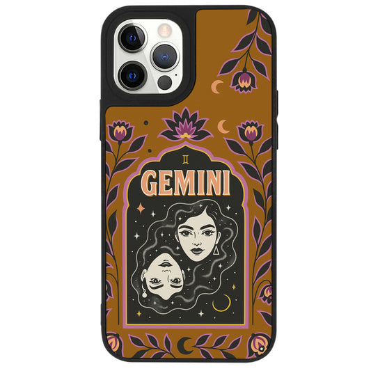 iPhone 12 Pro İkizler Burcu Night Stars Telefon Kılıfı - Popsoketsiz