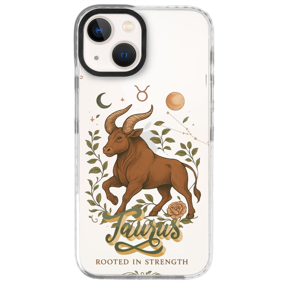 iPhone 13 Mini Boğa Burcu Way of Aries Telefon Kılıfı - Beyaz