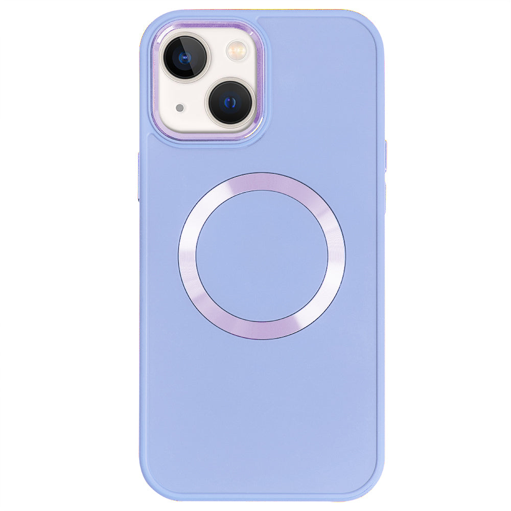 Apple iPhone 13 Renkli Magsafe Case Lila