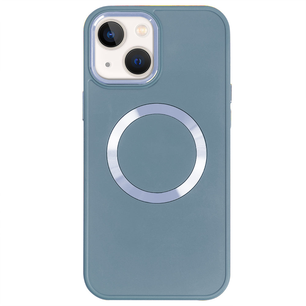 Apple iPhone 13 Renkli Magsafe Case Bebe Mavi