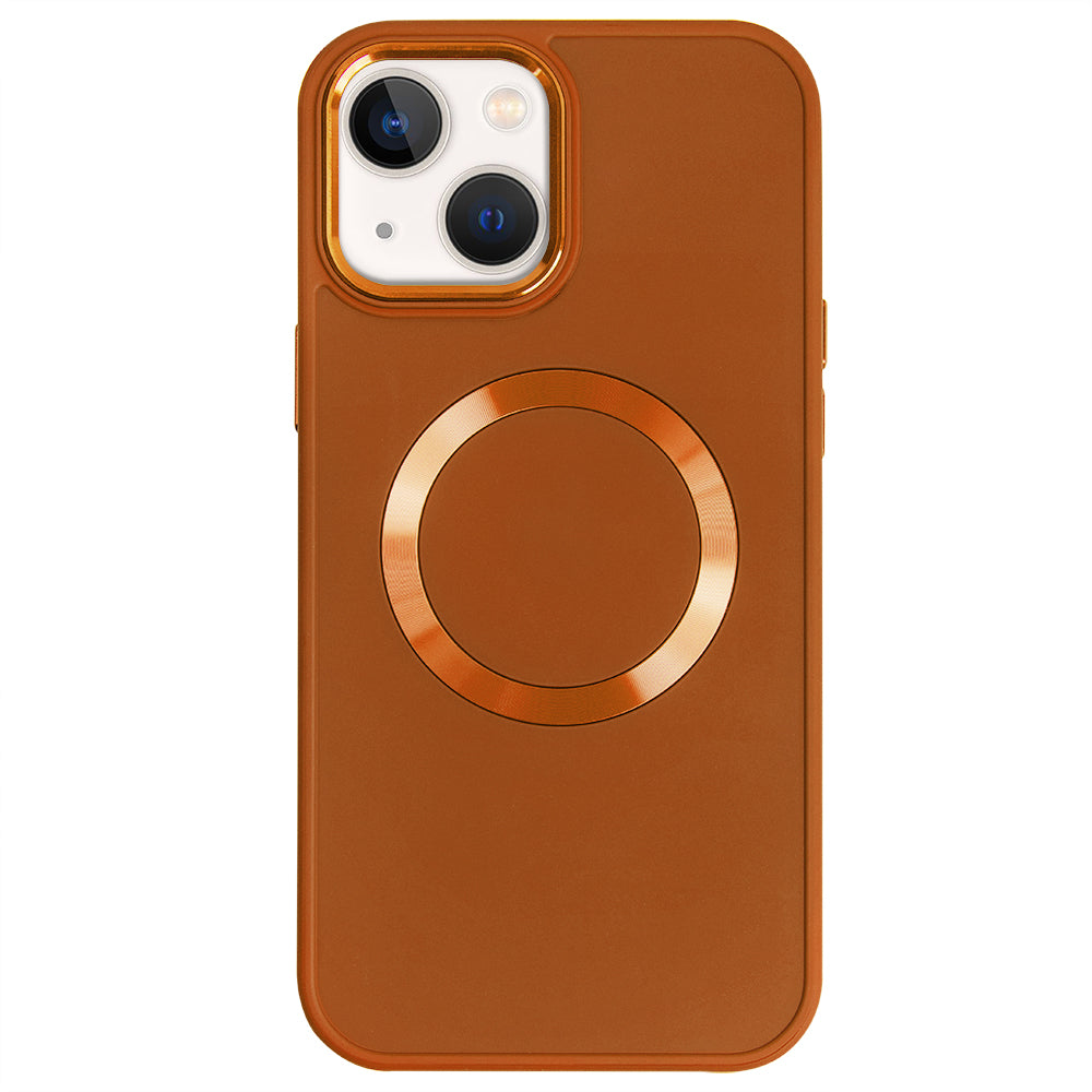 Apple iPhone 15 Plus Renkli Magsafe Case Turuncu