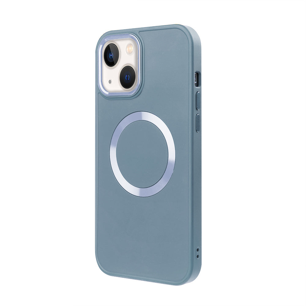 Apple iPhone 14 Plus Renkli Magsafe Case Bebe Mavi