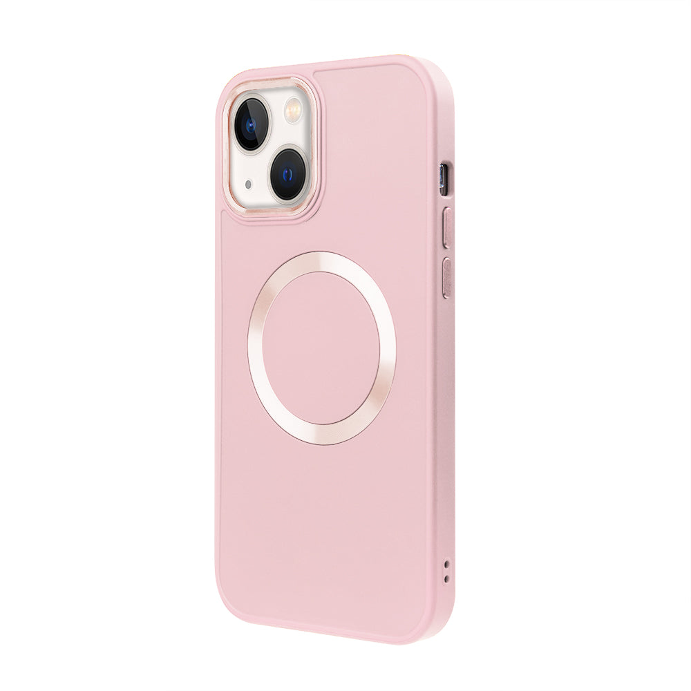 Apple iPhone 14 Plus Renkli Magsafe Case Pembe