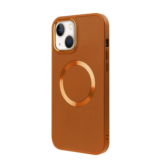 Apple iPhone 13 Renkli Magsafe Case Turuncu