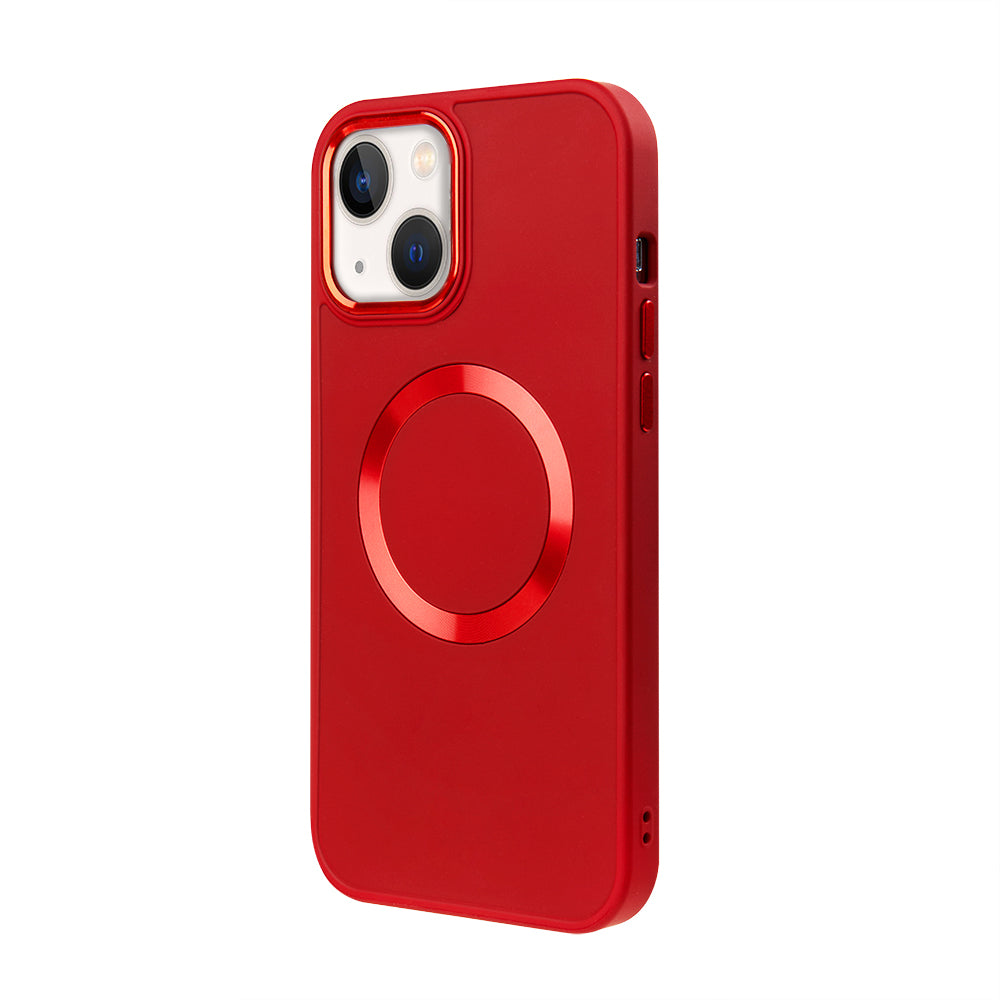 Apple iPhone 14 Renkli Magsafe Case Kırmızı – Deercase