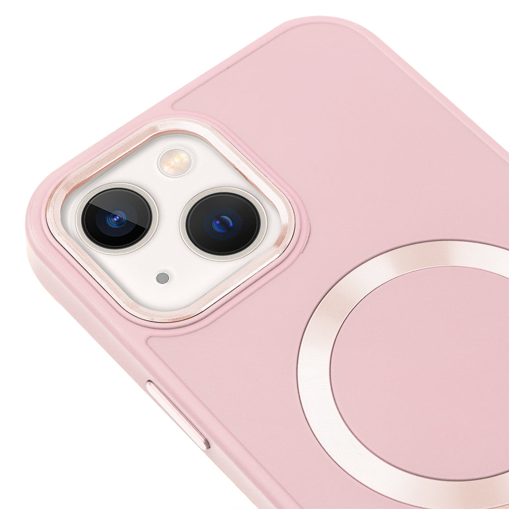 Apple iPhone 14 Plus Renkli Magsafe Case Pembe