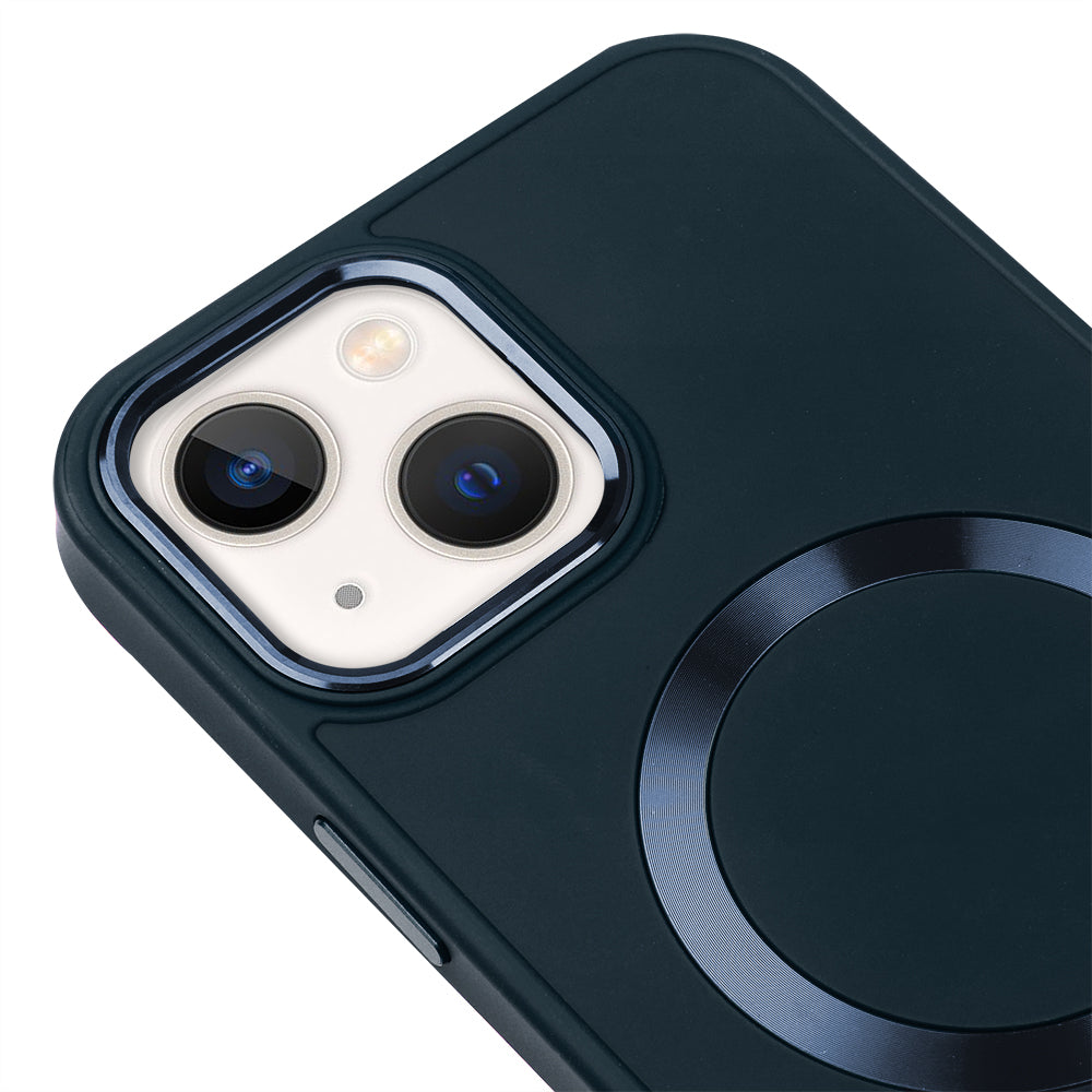 Apple iPhone 14 Plus Renkli Magsafe Case Petrol Mavisi