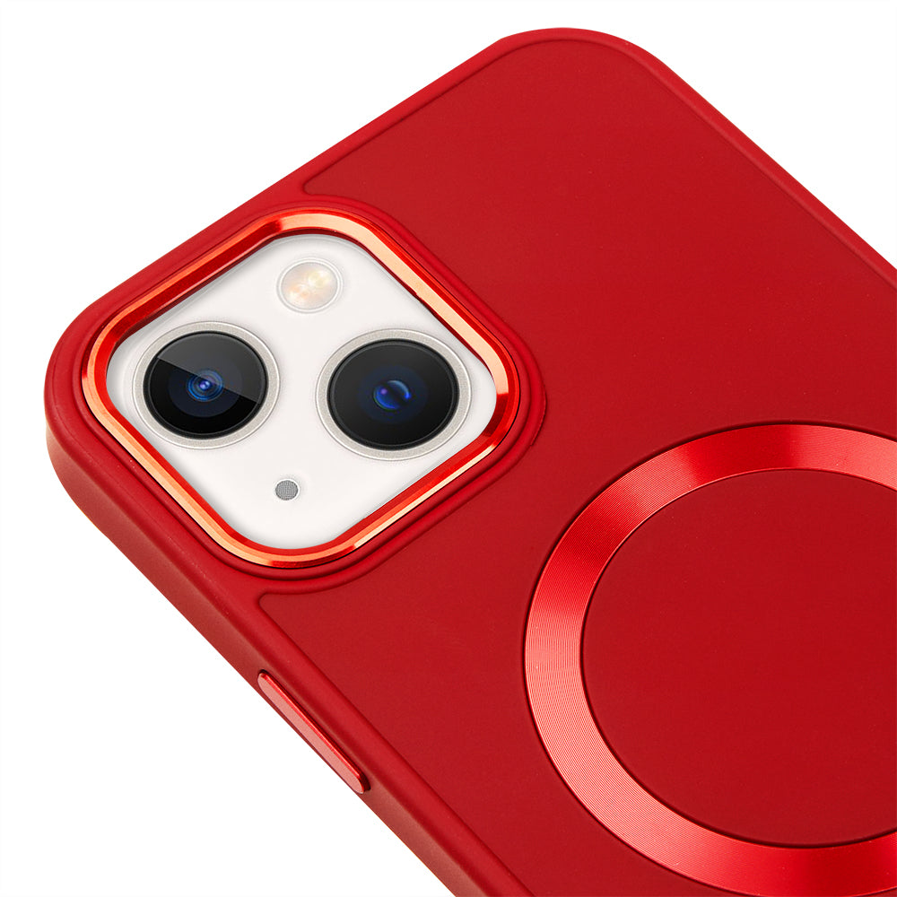 Apple iPhone 14 128GB レッド マグセーフケース付き Apple iPhone 14 Renkli Magsafe Case Kırmızı – Deercase