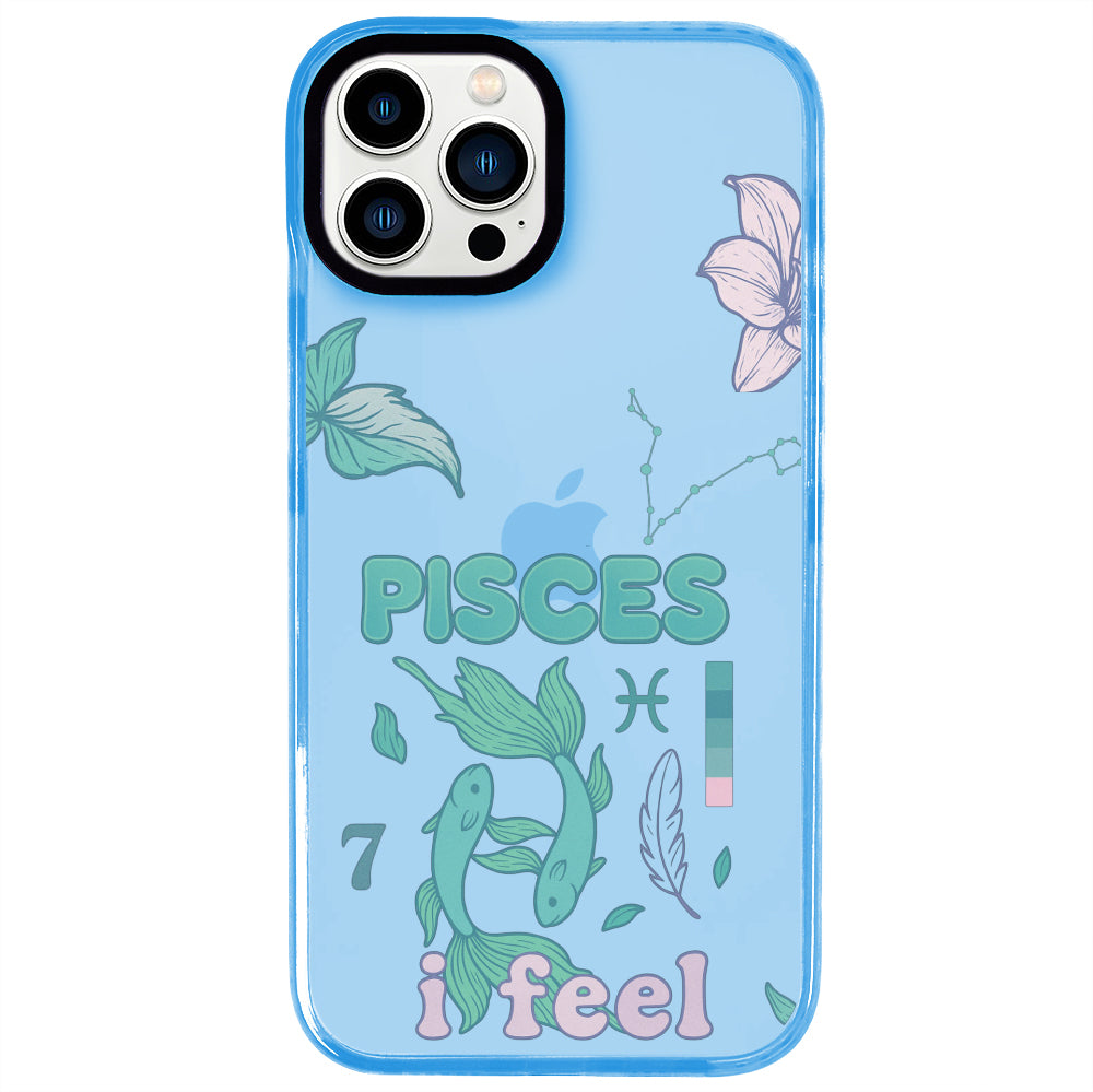 iPhone 13 Pro Balık Burcu The Emperor Telefon Kılıfı - Azure