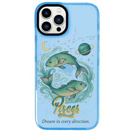 iPhone 13 Pro Balık Burcu Way of Aries Telefon Kılıfı - Azure