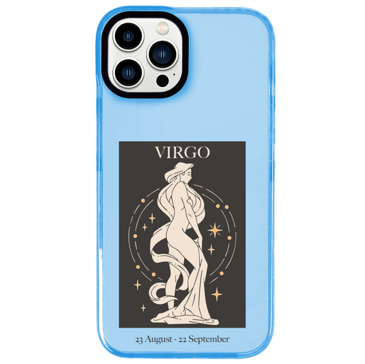iPhone 13 Pro Başak Burcu History of Zodiac Telefon Kılıfı - Azure