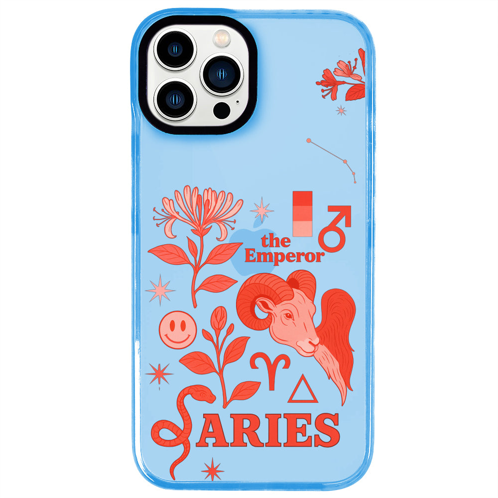 iPhone 13 Pro Koç Burcu The Emperor Telefon Kılıfı - Azure