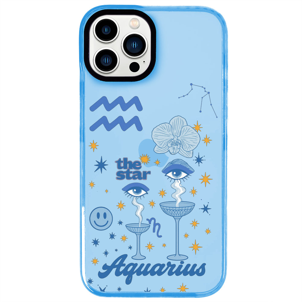 iPhone 13 Pro Kova Burcu The Emperor Telefon Kılıfı - Azure