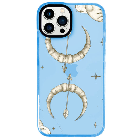 iPhone 13 Pro Yay Burcu Soft Stars Telefon Kılıfı - Azure