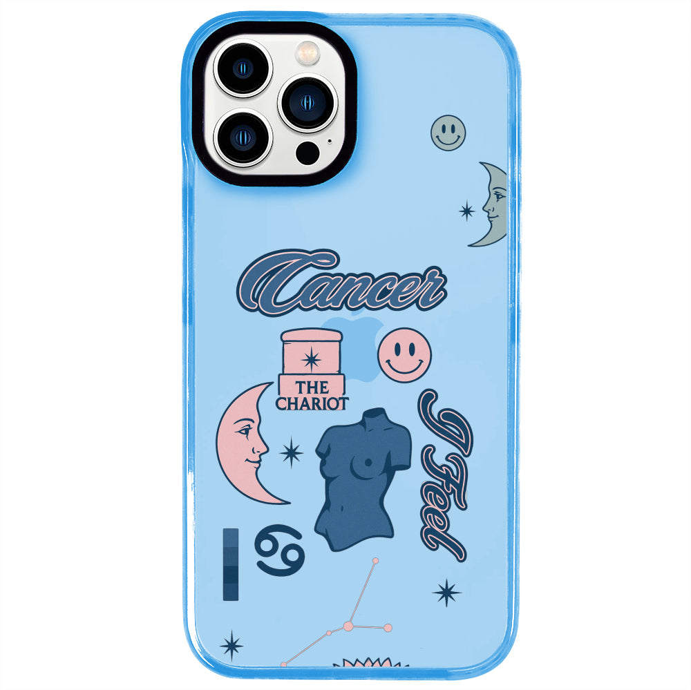 iPhone 13 Pro Yengeç Burcu The Emperor Telefon Kılıfı - Azure