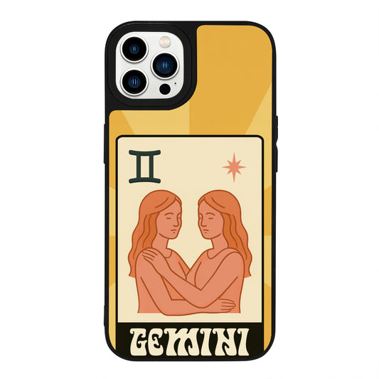 iPhone 13 Pro İkizler Burcu Sun Light Stars Telefon Kılıfı - Popsoketsiz