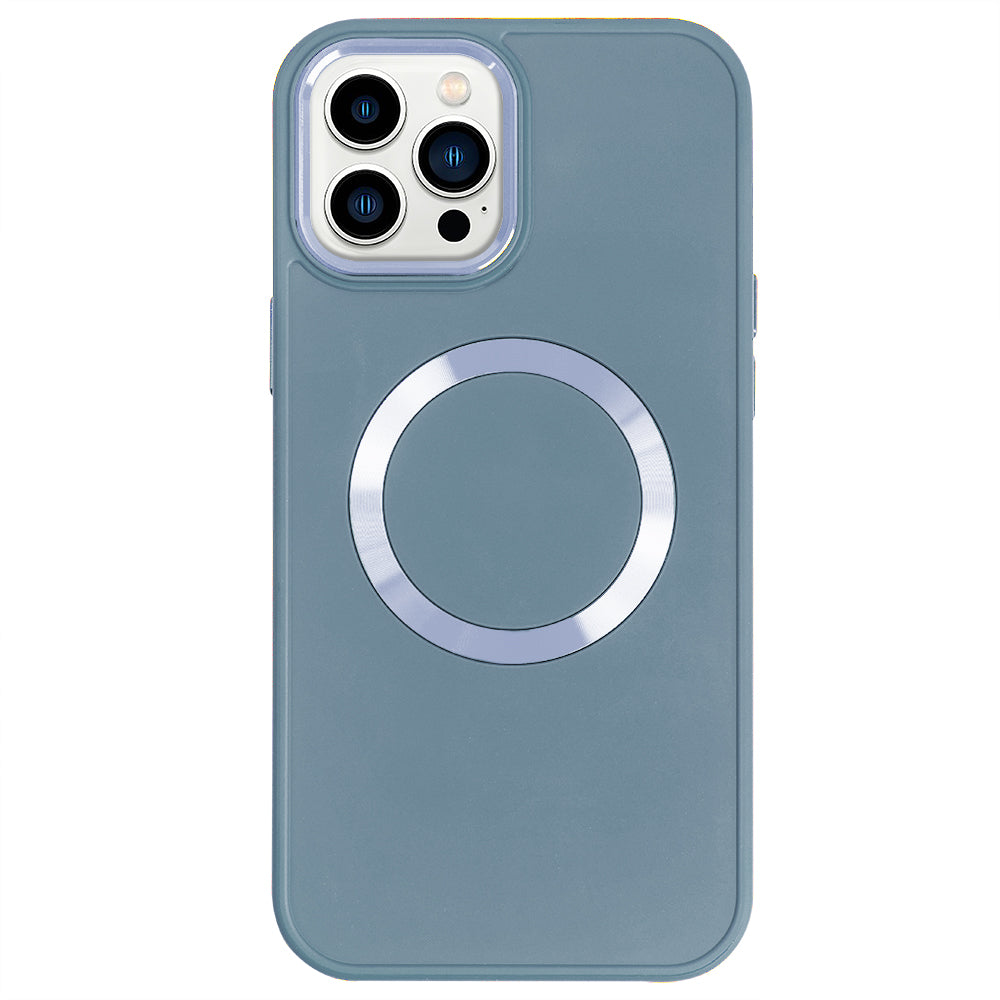 Apple iPhone 14 Pro Renkli Magsafe Case Bebe Mavi