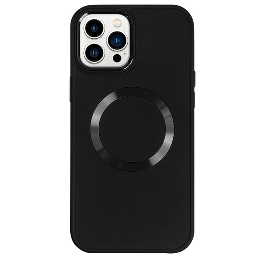 Apple iPhone 14 Pro Max Renkli Magsafe Case Siyah
