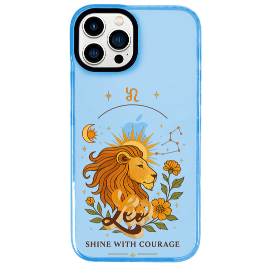 iPhone 13 Pro Max Aslan Burcu Way of Aries Telefon Kılıfı - Azure