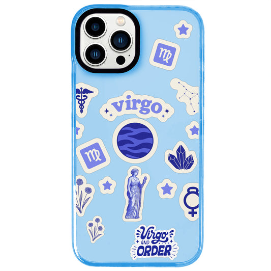 iPhone 13 Pro Max Başak Burcu Sweet Rules Telefon Kılıfı - Azure