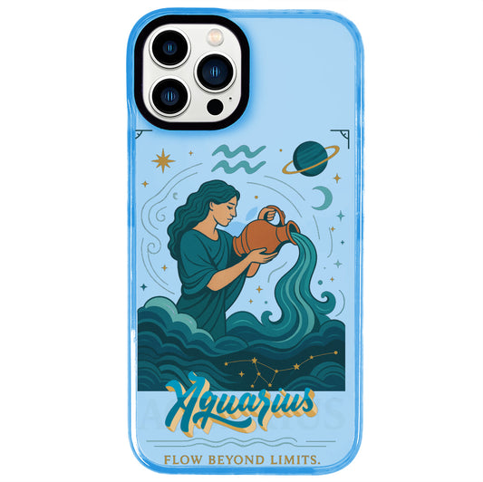 iPhone 13 Pro Max Kova Burcu Way of Aries Telefon Kılıfı - Azure