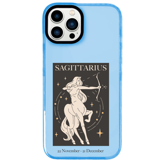 iPhone 13 Pro Max Yay Burcu History of Zodiac Telefon Kılıfı - Azure