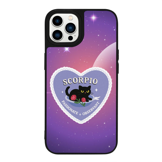 iPhone 13 Pro Max Akrep Burcu Heart In Stars Telefon Kılıfı - Popsoketsiz
