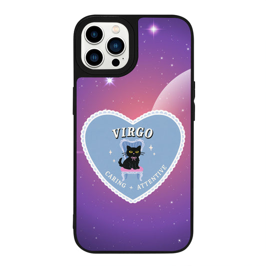 iPhone 13 Pro Max Başak Burcu Heart In Stars Telefon Kılıfı - Popsoketsiz