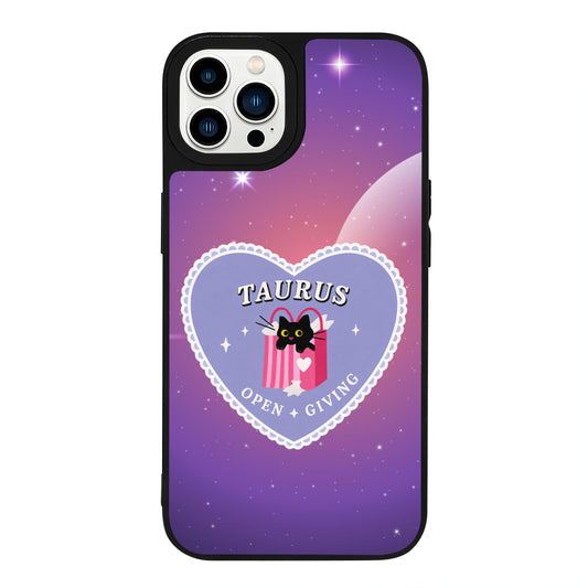 iPhone 13 Pro Max Boğa Burcu Heart In Stars Telefon Kılıfı - Popsoketsiz