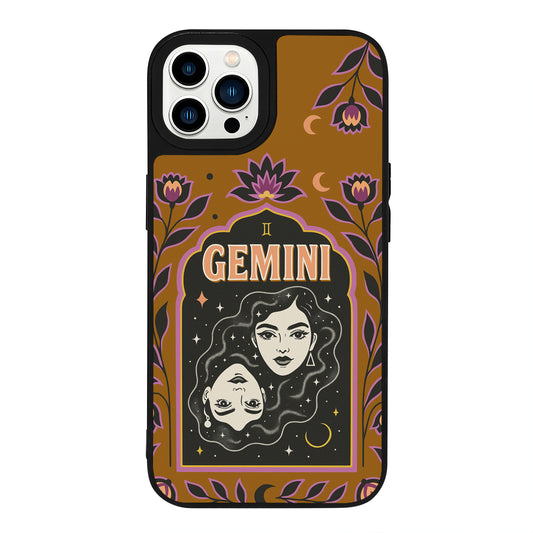 iPhone 13 Pro Max İkizler Burcu Night Stars Telefon Kılıfı - Popsoketsiz