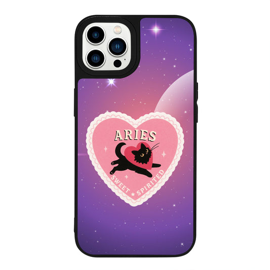 iPhone 13 Pro Max Koç Burcu Heart In Stars Telefon Kılıfı - Popsoketsiz