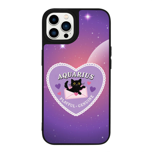 iPhone 13 Pro Max Kova Burcu Heart In Stars Telefon Kılıfı - Popsoketsiz