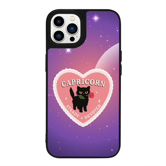 iPhone 13 Pro Max Oğlak Burcu Heart In Stars Telefon Kılıfı - Popsoketsiz