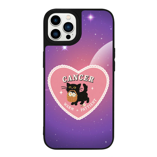 iPhone 13 Pro Max Yengeç Burcu Heart In Stars Telefon Kılıfı - Popsoketsiz